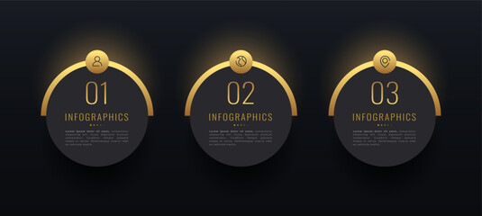 business infographic banner to display web information in premium way