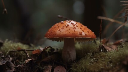 Fototapeta premium mushroom in the forest