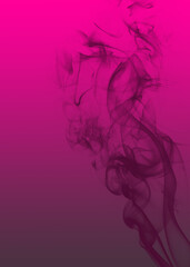 Fototapeta na wymiar Dark smoke on a gradient background. Background for design and graphic resources.