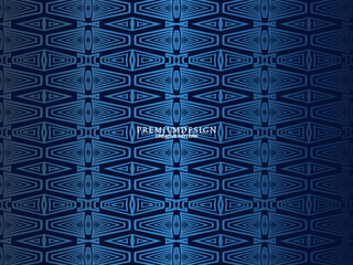 Premium background design with diagonal dark blue stripes pattern. Vector horizontal template for digital lux business banner, contemporary formal invitation, luxury voucher, prestigious gift certific