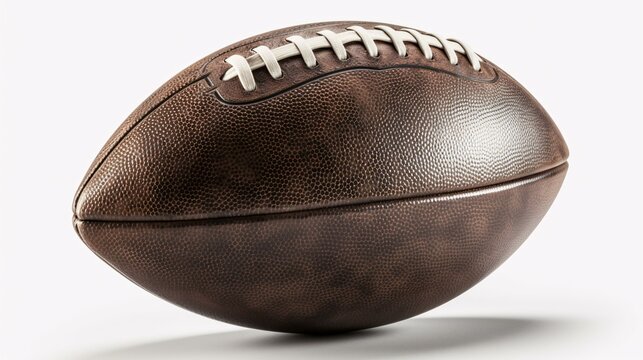american football isolated on white background