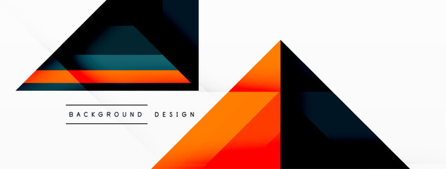 Vector creative geometric abstract background