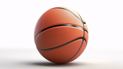 Fototapeta premium basketball ball isolated on white