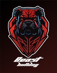 Bulldog gaming logo with best quality