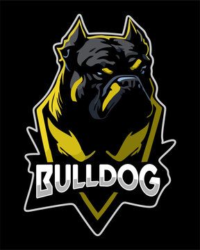 Bulldog gaming logo with best quality