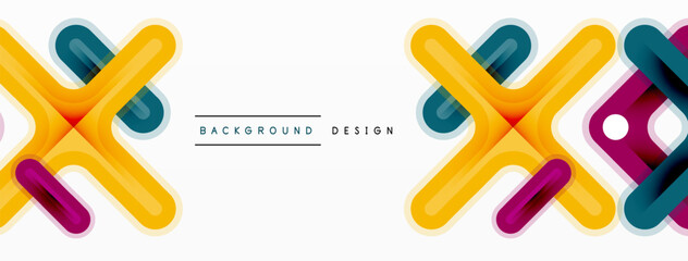 Vector creative geometric abstract background