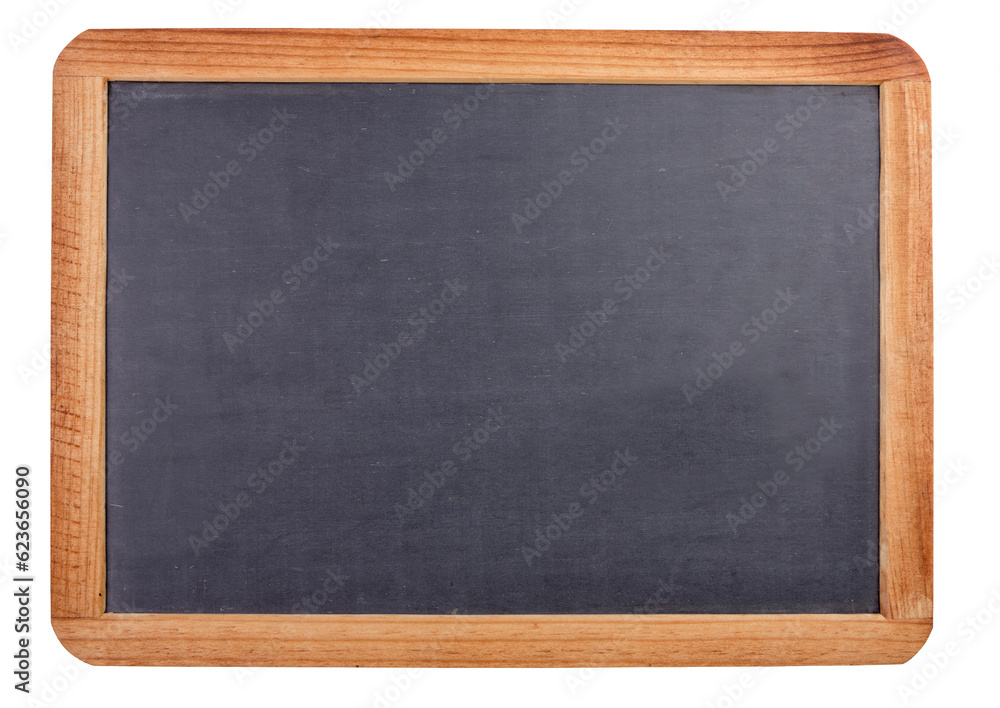 Wall mural Digital png illustration of blackboard on transparent background