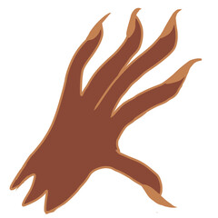 illustration of an hand