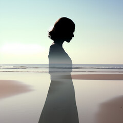 person on the beach