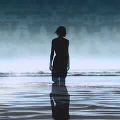 person on the beach