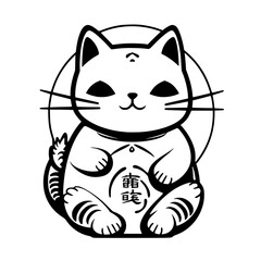 cat maneki neko svg