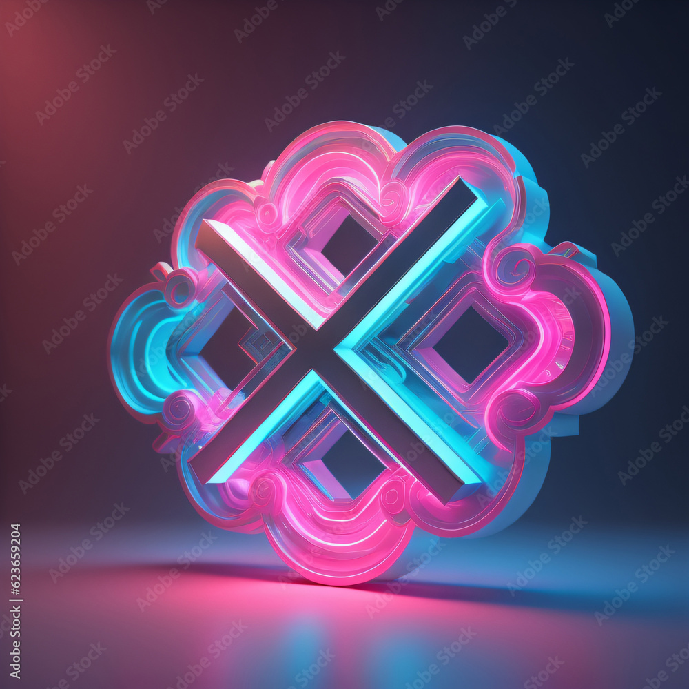 Poster background with cross