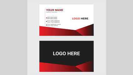 Clean professional business card template, visiting card, business card template.