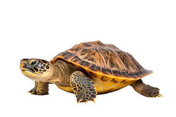 Obraz premium Sea turtle isolated white background PNG