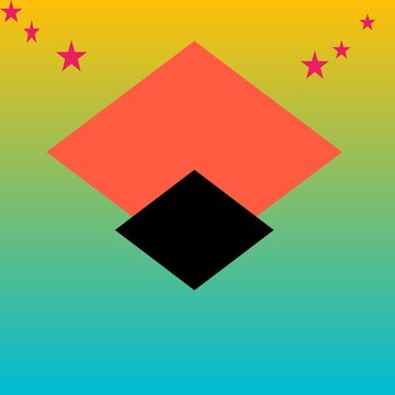 illustration of an background with triangles