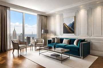 Fototapeta premium Glamour and Opulence in the Room