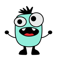 Quirky Cartoon Character for Kids