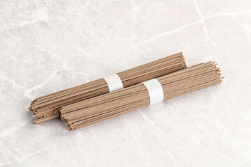 Asian aw soba bukwheat noodle