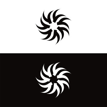 Circle vector logo template illustration . Circle  icon silhouette