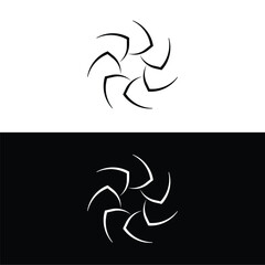 Circle vector logo template design . Circle icon illustration