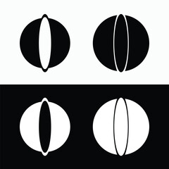 Circle vector logo template design . Circle icon illustration