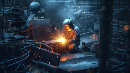 welder at work