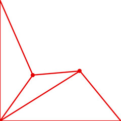 Corner Geometric Line Connection