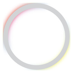 neon circle frame