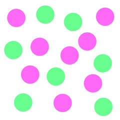 Random dots background - pink and green