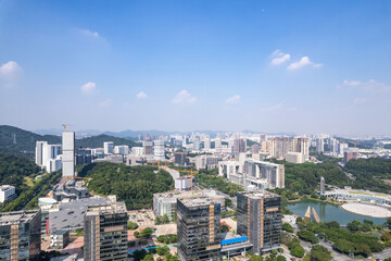 Fototapeta premium Scenery of Science City, Huangpu District, Guangzhou, China
