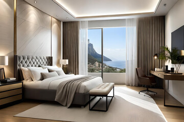 Fototapeta premium modern bedroom