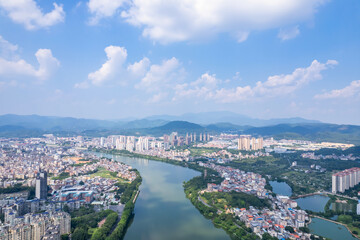 Scenery of Zengjiang Gallery, Zengcheng District, Guangzhou, China