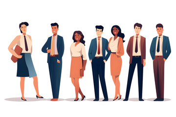 Fototapeta premium group of people standing