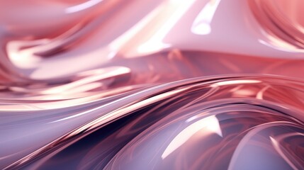 Abstract Chrome Texture Background. Generative AI
