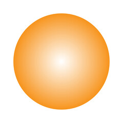abstract orange sphere