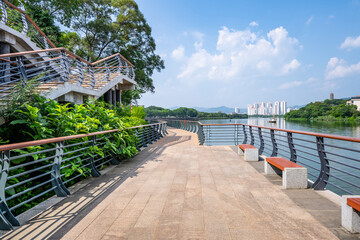 Scenery of Zengjiang Gallery, Zengcheng District, Guangzhou, China