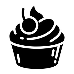 muffin cake , bakery icon  , dessert 