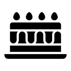 Cake ,bakery icon , dessert , birthday cake