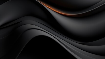 Obraz premium Abstract Black Background. Generative AI