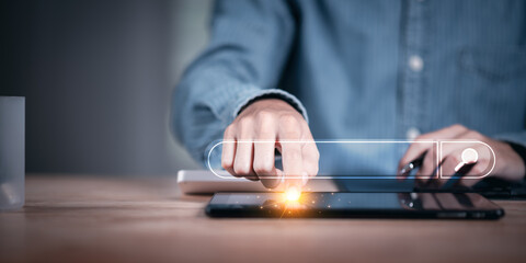 Searching for information of interest through online websites ,keyword search ideas to find references ,access to information on the internet ,wireless network data connection technology