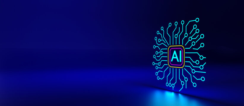 AI concept. AI-powered algorithms seamlessly analyzing vast data sets, enabling precise audience targeting, personalized campaigns, and optimized marketing strategies