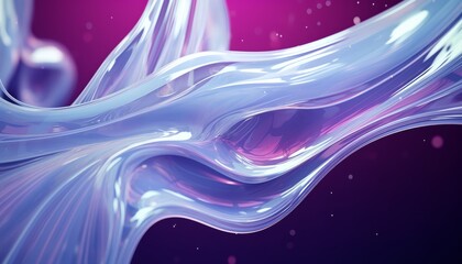 Background wallpaper fluid surfaces, particles, cybernetic, fluid particles, data sculpture, artificial organism, futuristic, abstract copy space banner mockup