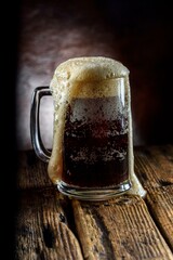 Refreshing Pour: Close-Up of Pouring and Serving Cold Beer into a Glass, Showcased in Crisp 4K Resolution