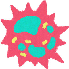 neon bacteria virus 