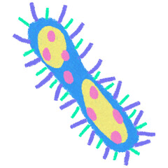 neon bacteria virus 