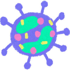 neon bacteria virus 