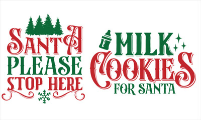 Christmas vintage style SVG Design Template