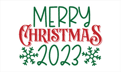 Christmas vintage style SVG Design Template