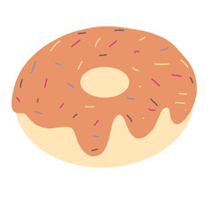 illustration of a donut