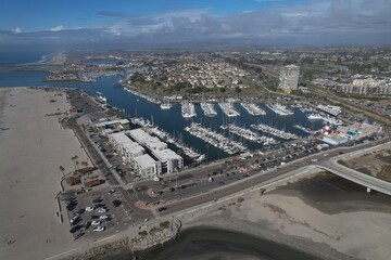 Drone Footage Oceanside Harbor and Bay